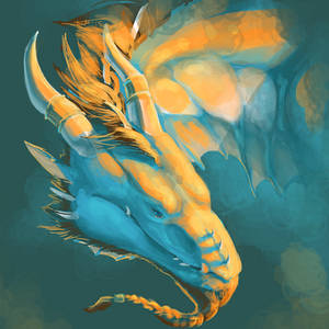 Dragon in Blue