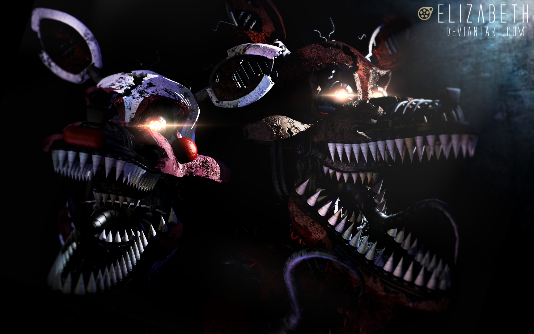 FNAF 4 Nightmares by FOXYANDMANGLE on DeviantArt