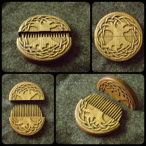 Tree Of Life hair comb