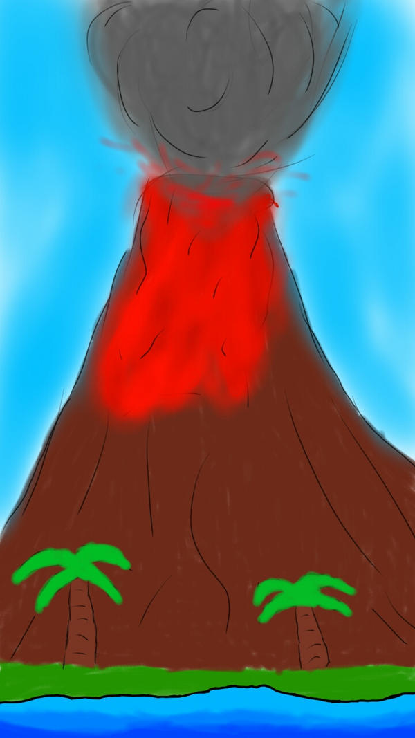 Volcano Deviantart volcano by JayraldG on DeviantArt