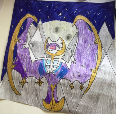Shiny Lunala (My Version) by MysteryPeak on DeviantArt