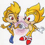 Super Sonic and Super Sally