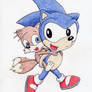 Young Sonic and Tails