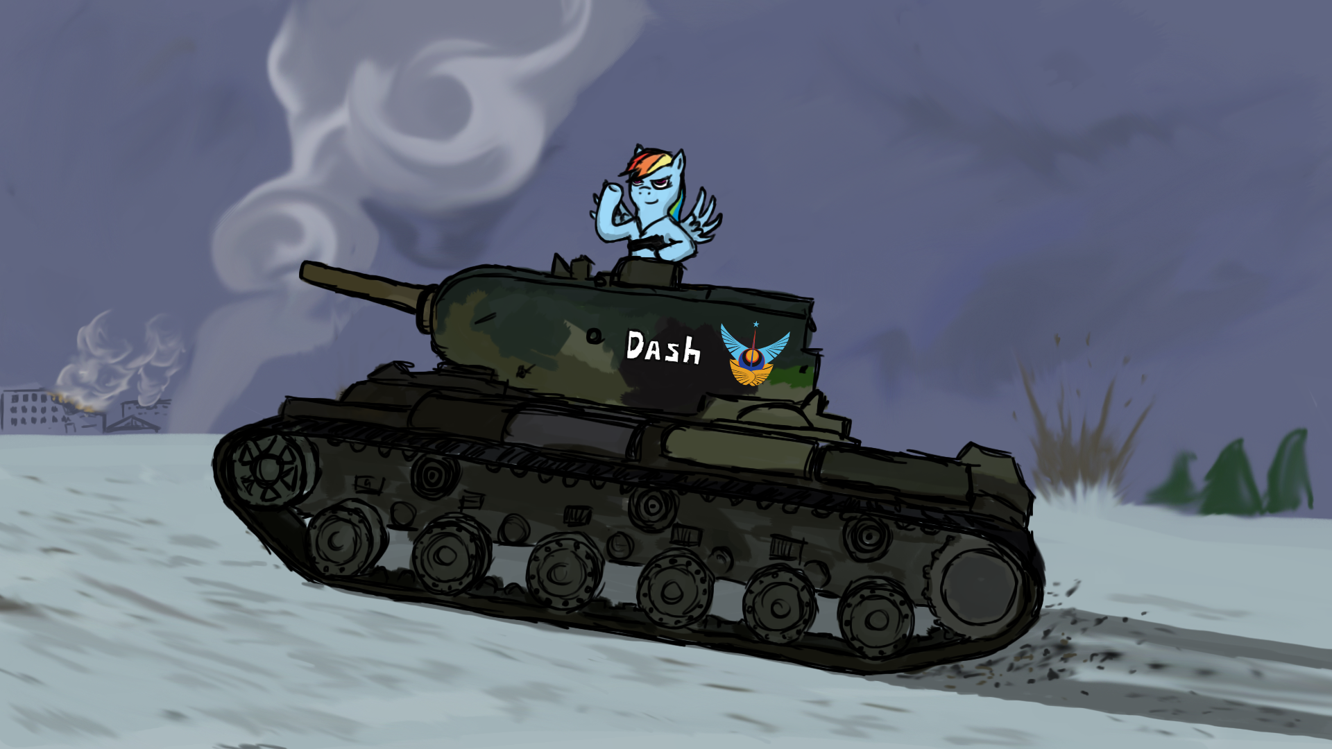 Rainbow Dash Tanker