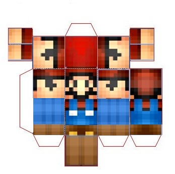My Mario Mini Paper Craft by billebobart on DeviantArt