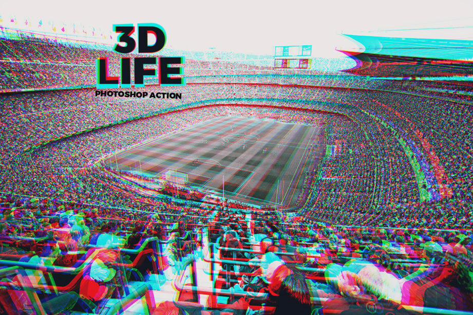 3D Life Photoshop Action by littmikal on DeviantArt