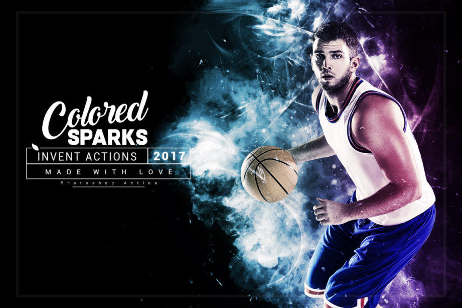 Colored Sparks Photoshop Action by littmikal on DeviantArt