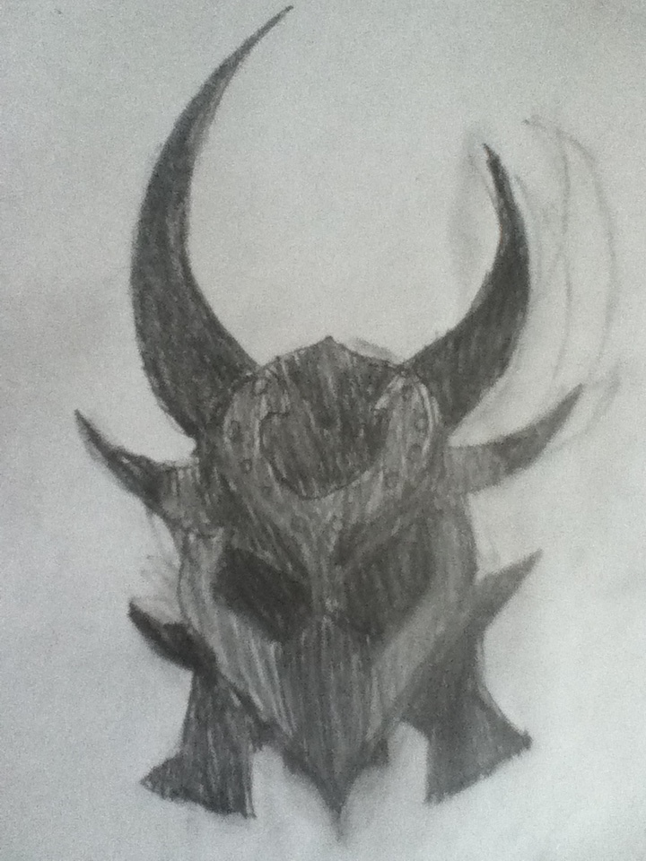 Daedric helmet