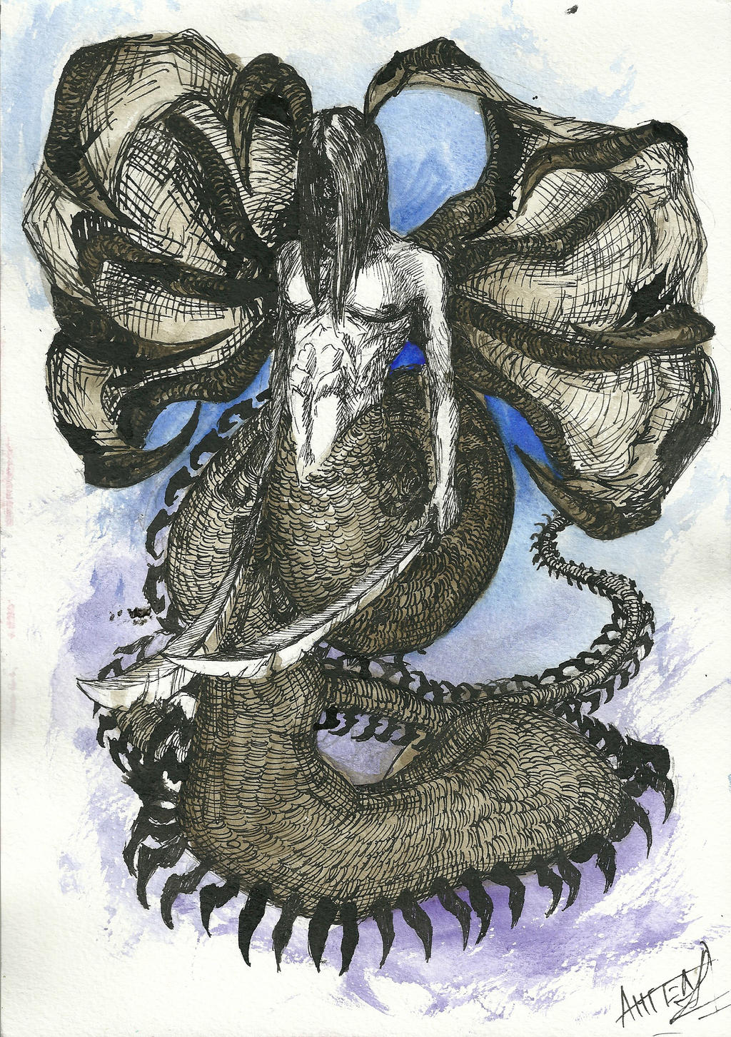 Snake-daemon by AngelISKRA on DeviantArt