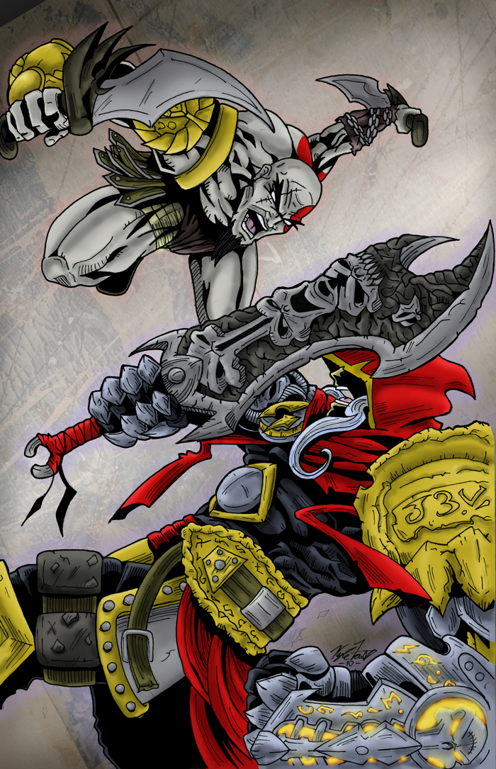 Kratos Vs Thor And Heimdall by DarkKomet on DeviantArt