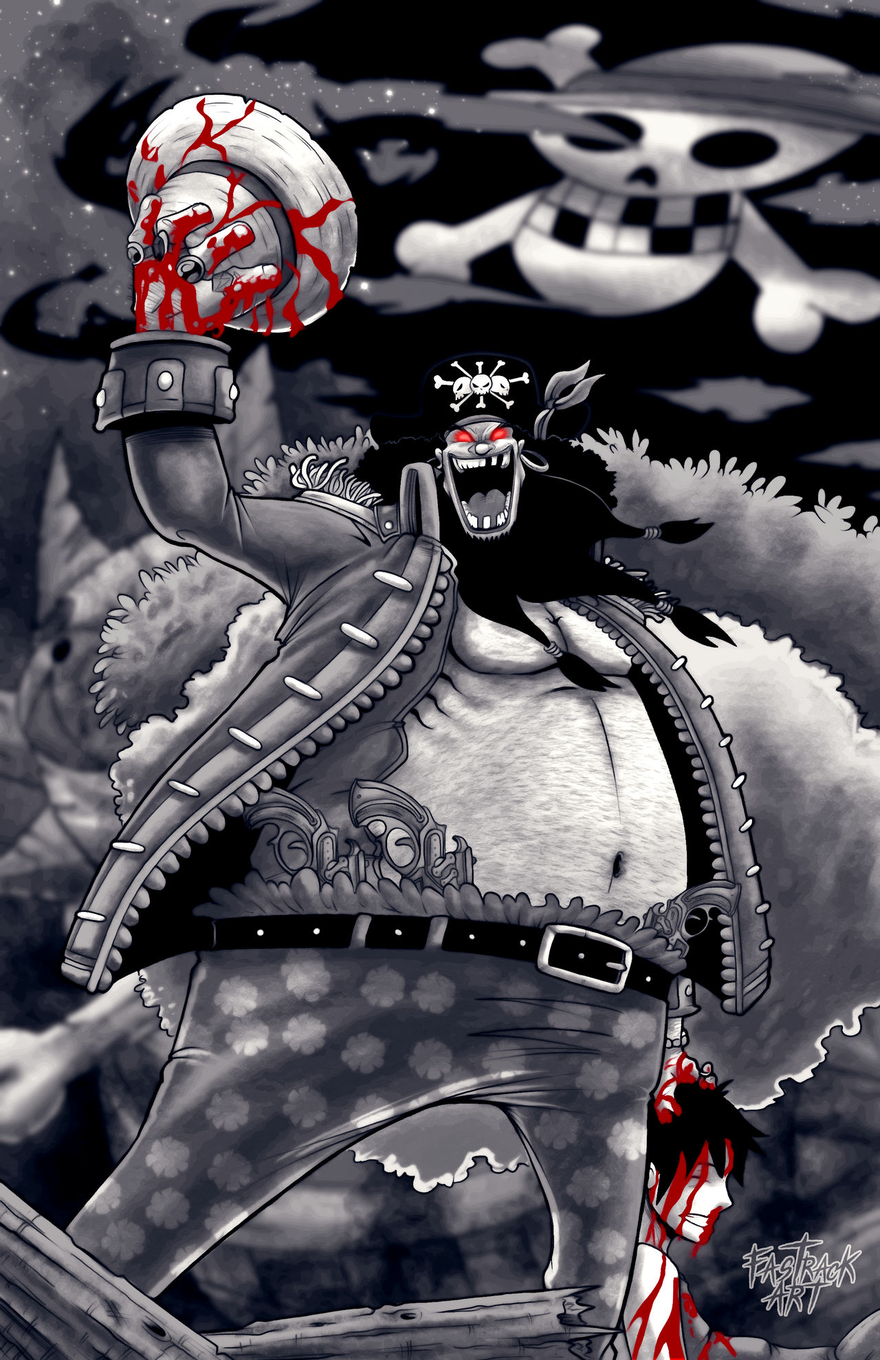 How scary is Blackbeard's Crew Now Because of the Devil Fruit