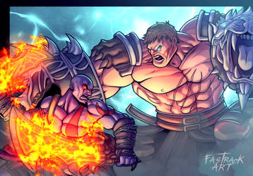 God of War 3 - Kratos vs Hercules