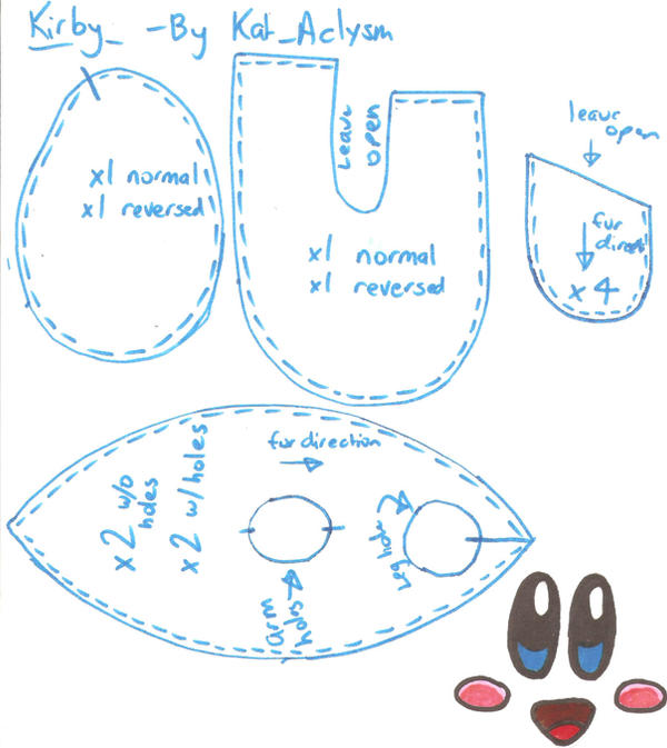 Kirby Pattern by Kat-Aclysm on DeviantArt