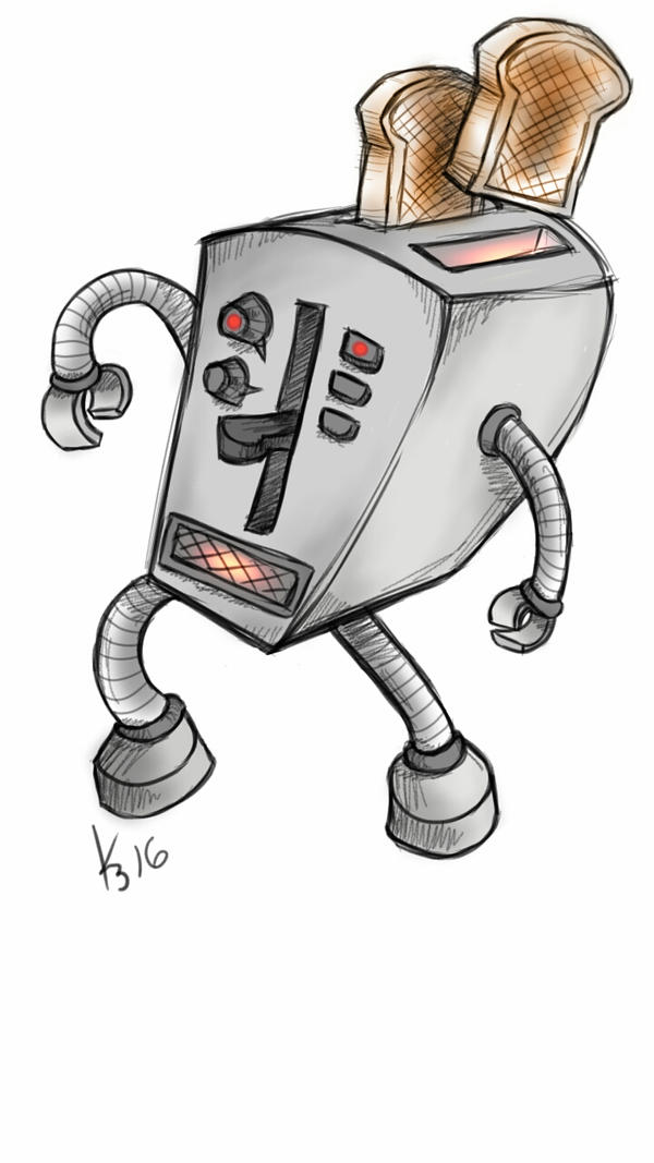 Mecha Toaster mecha challange - evil toaster by sepemulle on DeviantArt