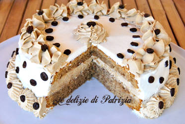 Mocha cake con ganache al caffe'