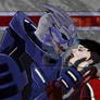 Garrus and Commander Shepard The wanted kiss