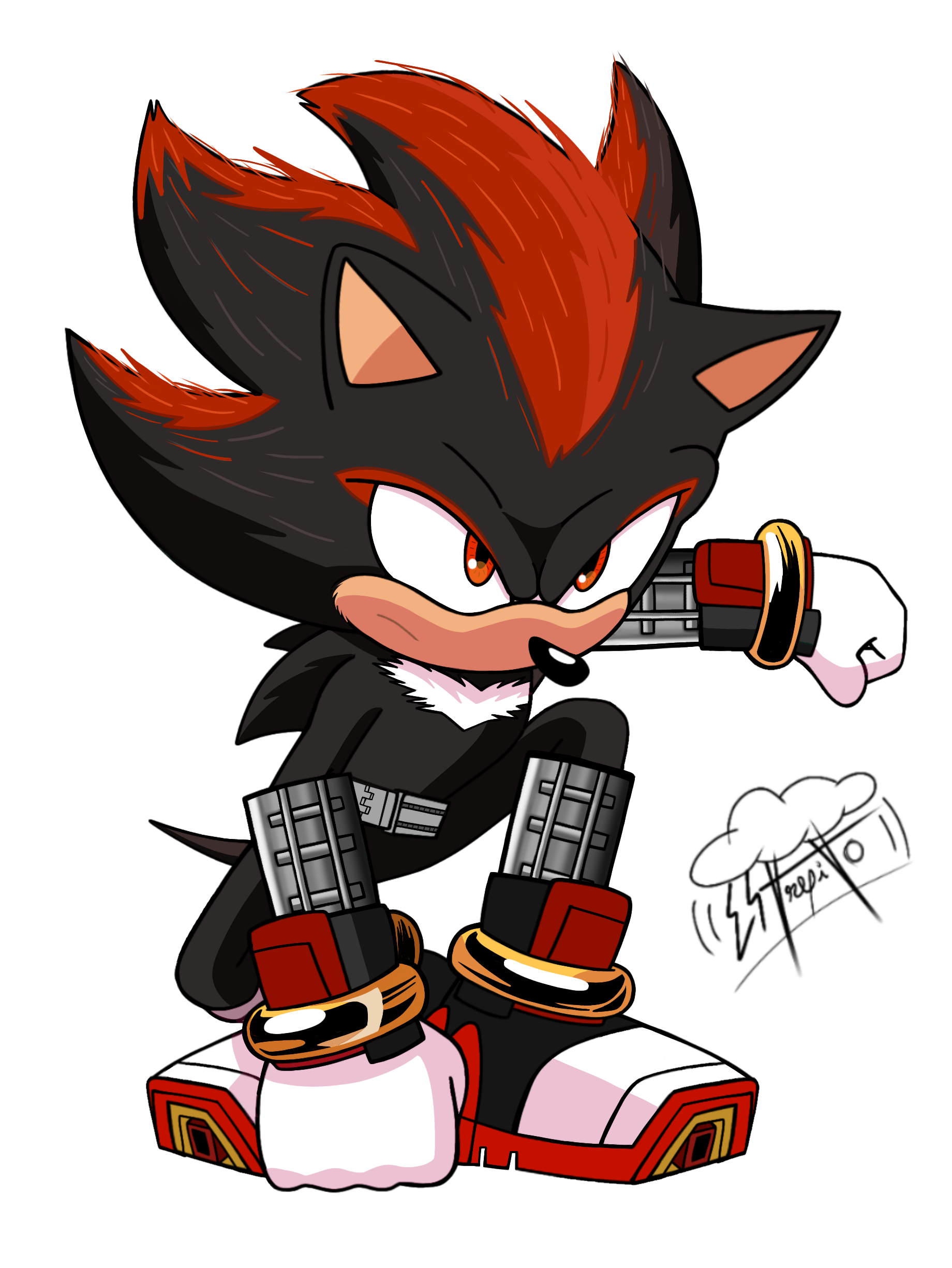 Shadow the Hedgehog in Sonic Movie 2020 art style by Toon-Romantic on  DeviantArt