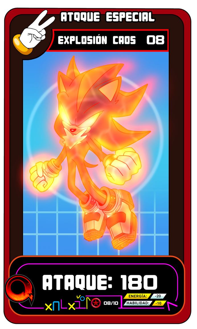 Chaos Blast Shadow the hedgehog by radblast on DeviantArt