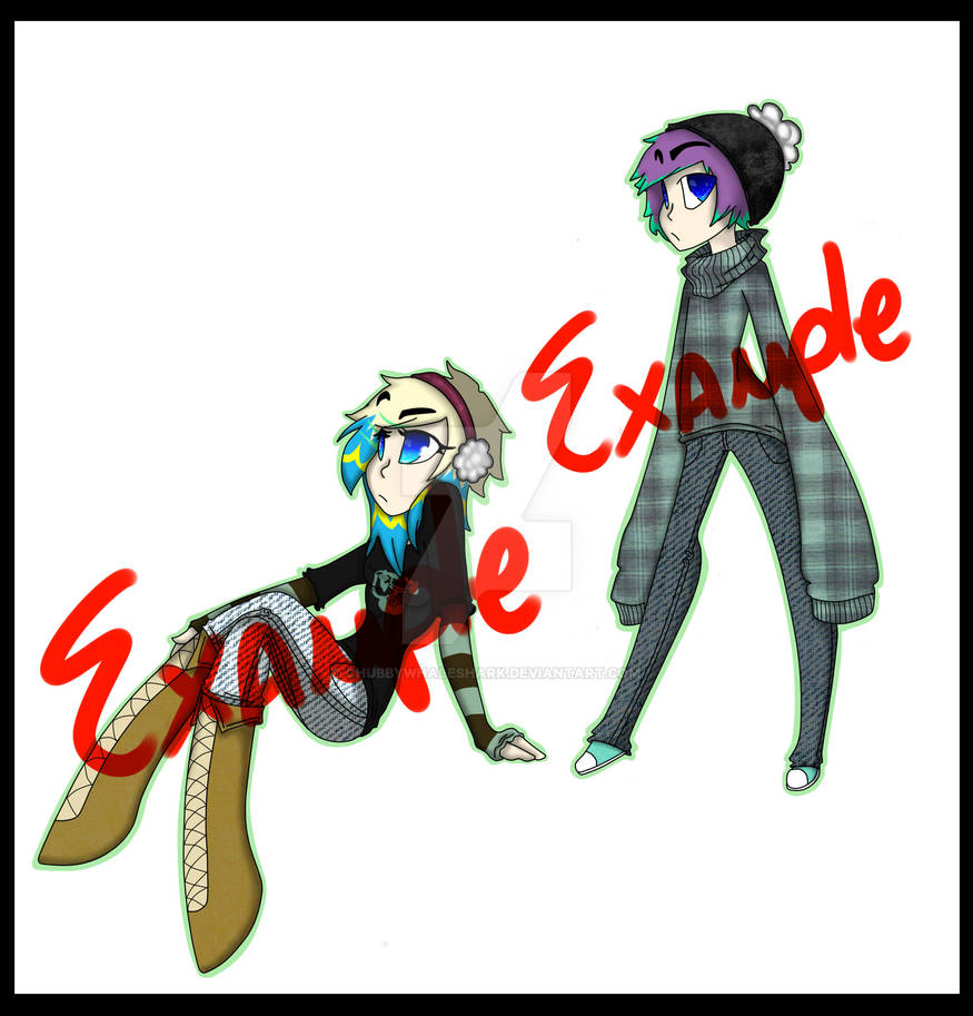 Chibi_Examples by ChubbyWhaleShark on DeviantArt