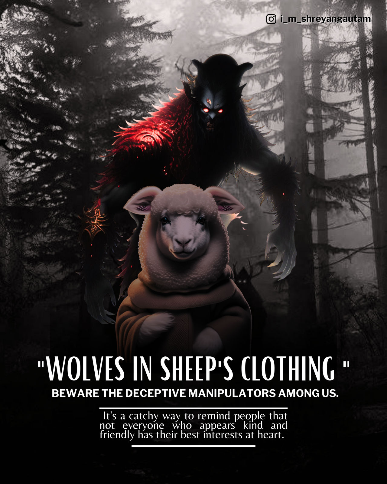 Wolves in Sheep's Clothing by shreyangautam on DeviantArt