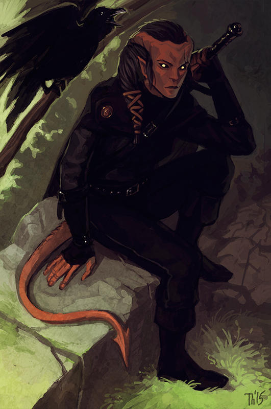 +DnD+ Avenger of Raven Queen by Tench on DeviantArt