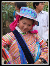 Flower Hmong girl in Bac Ha