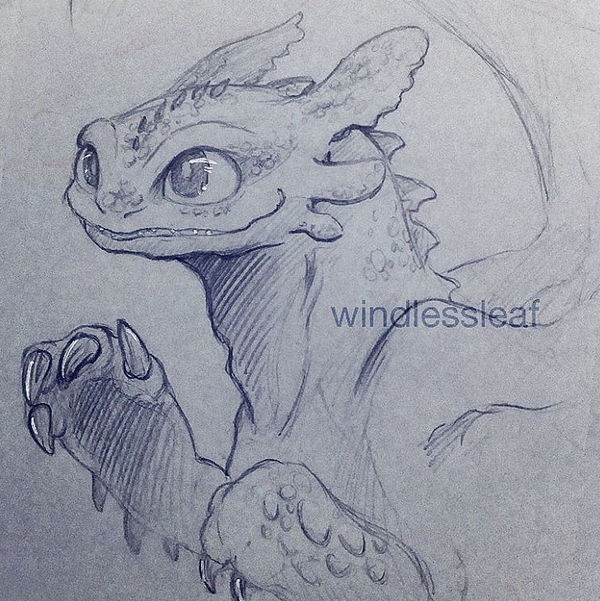 . Toothless scribble . by therealwindless on DeviantArt