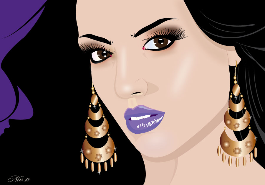 Spanish beauty illustration by mambographic