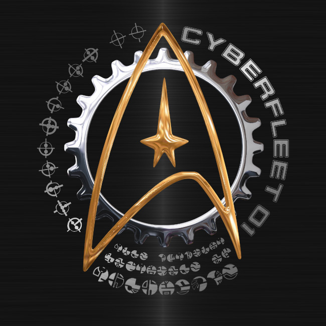 Star Trek 'Cyberfleet 01' Logo