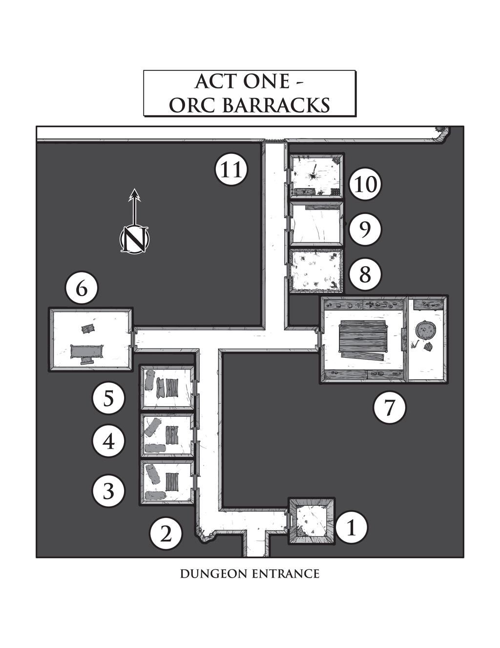 Firetop Mountain - Orc Barracks