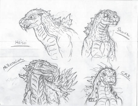 Monsterverse: Gojira's incarnations