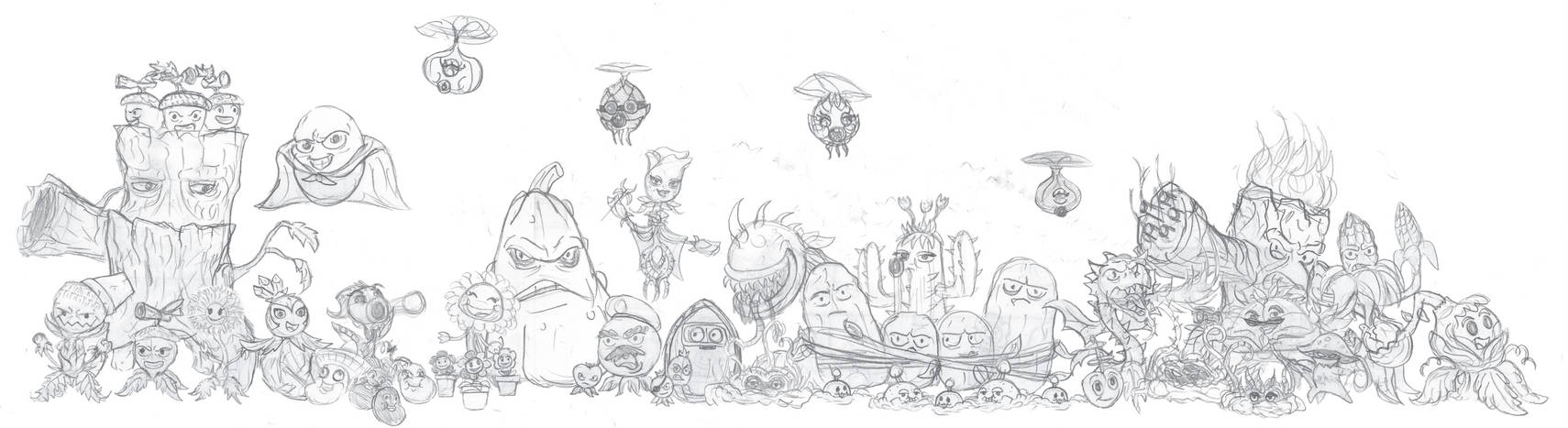 Explore the Best Plantsvszombiesbattleforneighborville Art ...