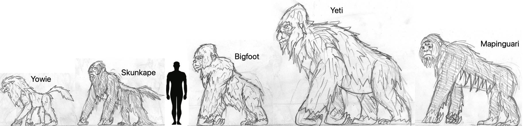 Primates Deviantart Base JW: Primates (Gigantopithecus/Sasquatch Variants) by ToonHolt on DeviantArt