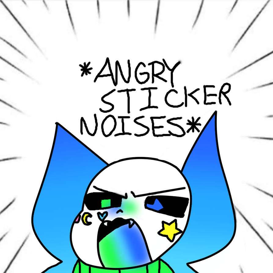 Angry Noises Sticker Angry Sticker noises by Strangemilkshake on DeviantArt