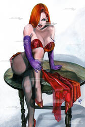 jessica rabbit sitting