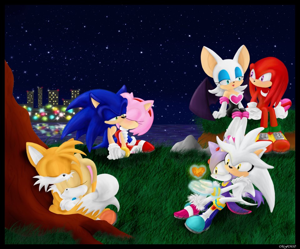 Toketsuu on Game Jolt: Fankids part 2: Sonamy and Knuxouge —  #sonicthehedgehog #sonamy #kn