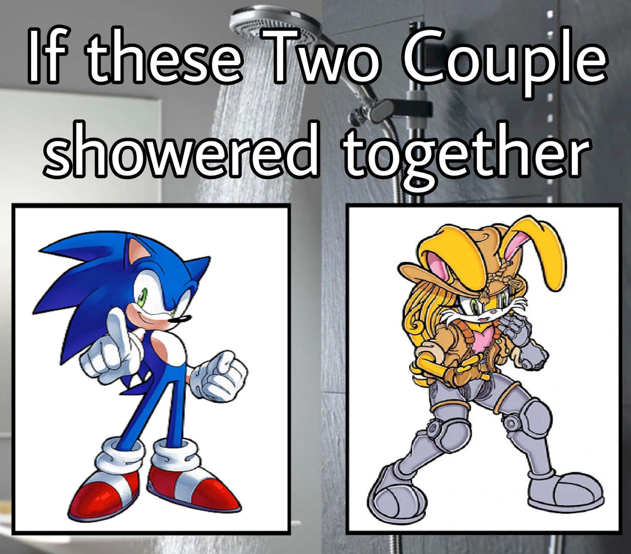 If Sonic And Bunnie Showered Together by cpeters1 on DeviantArt