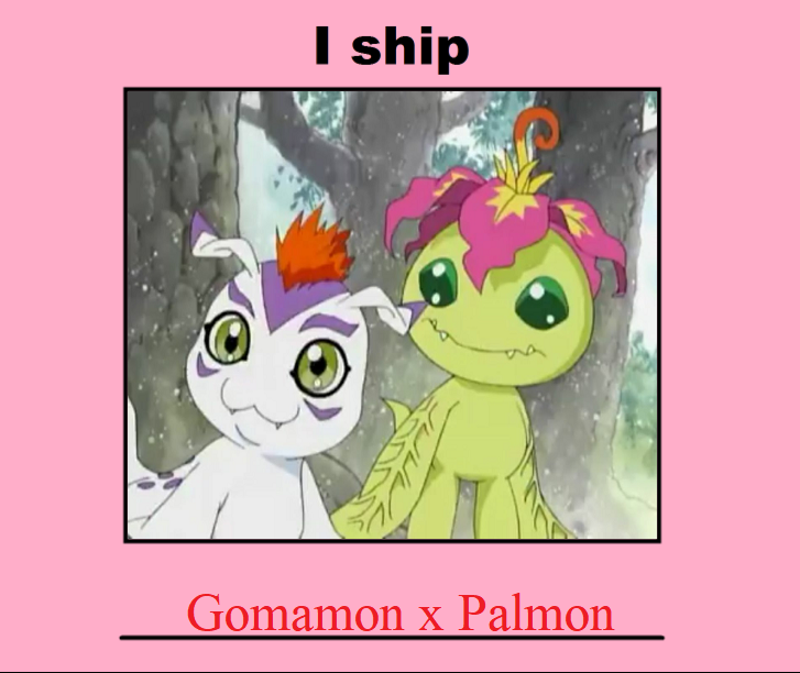 I Ship Gomamon x Palmon by cpeters1 on DeviantArt