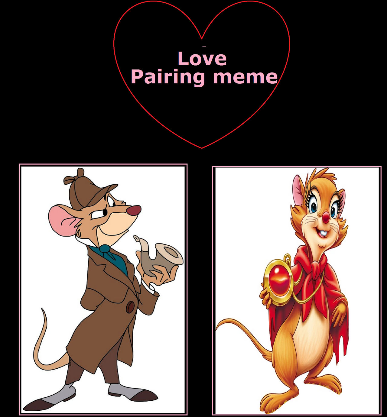 Love Pairing: Basil x Mrs. Brisby by cpeters1 on DeviantArt