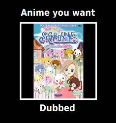 I want Sugarbunnies to be Eng Dubbed