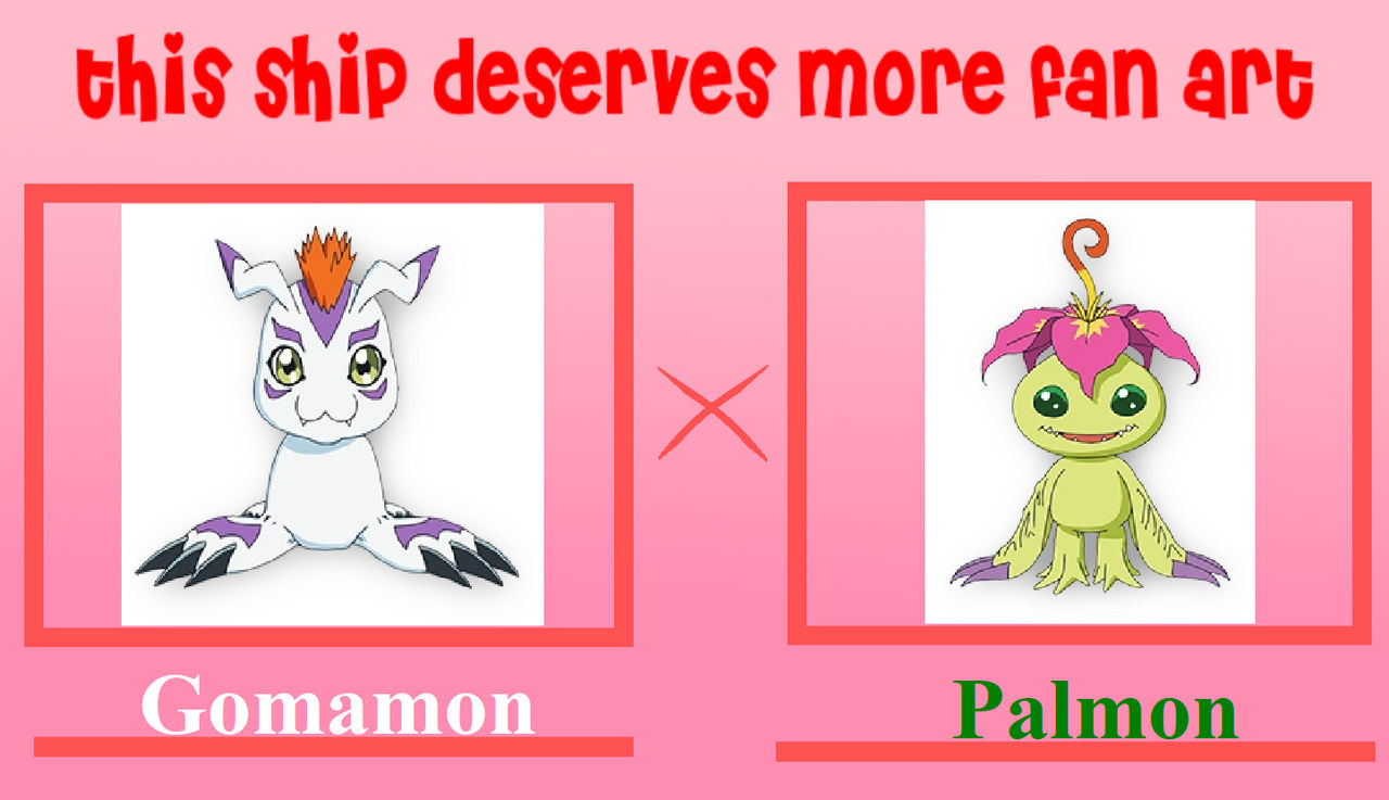 Gomamon x Palmon deserves more fan art by cpeters1 on DeviantArt