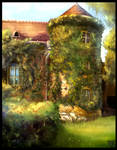 Overgrown mansion by MalthusWolf