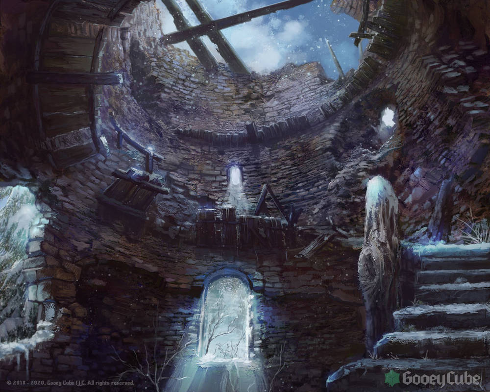 Tower ruins interior by MalthusWolf on DeviantArt