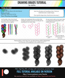 Drawing Realistic Braids Tutorial