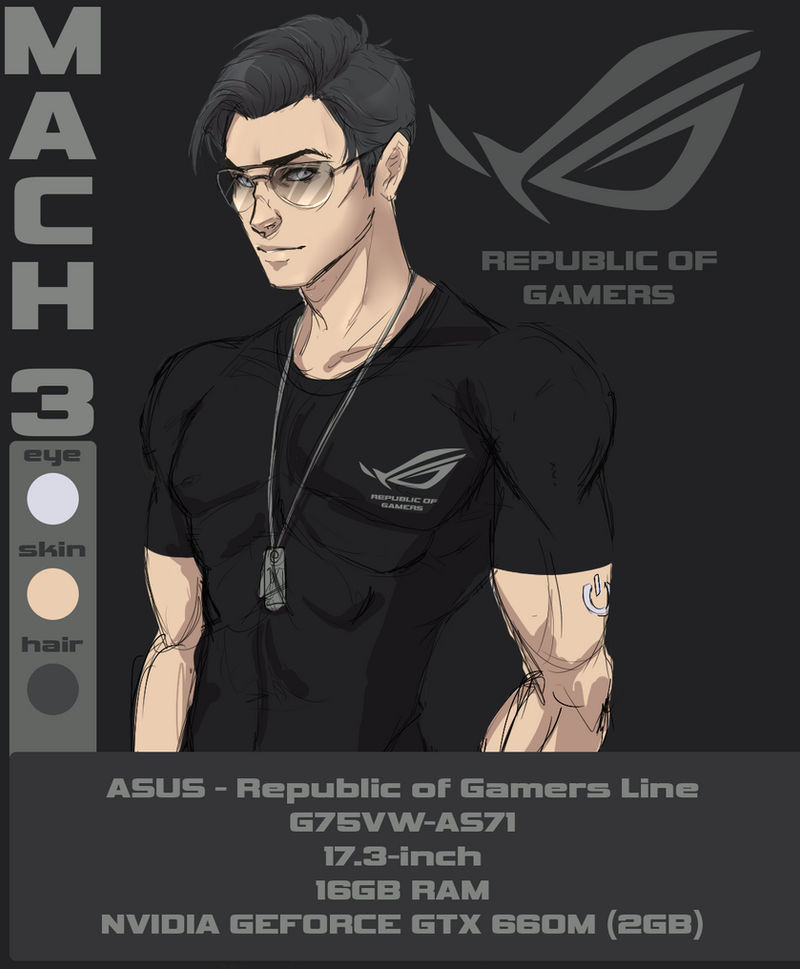 Mach 3: Computer Gijinka yesIbeforreal by ophiurida on DeviantArt