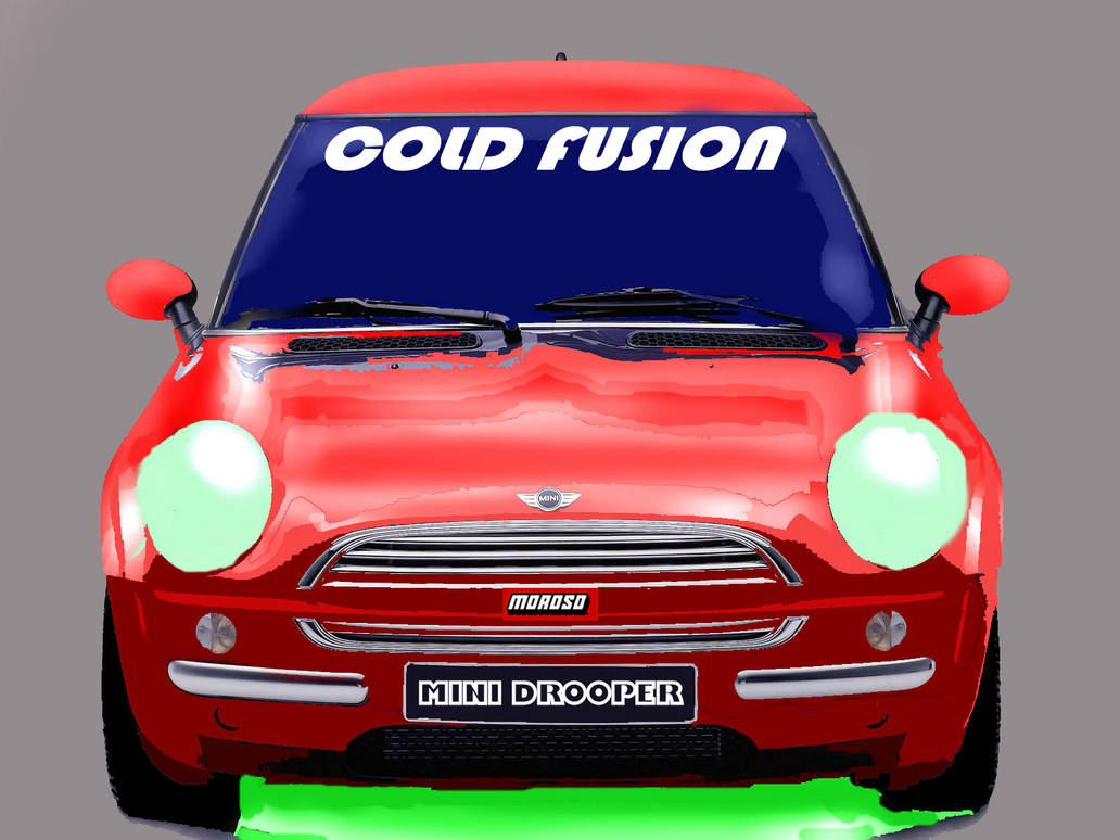 My Mini Cooper front view by DR00P5 on DeviantArt