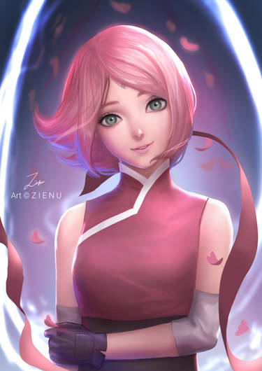 Sakura Haruno (Classic) by Gokusuper on DeviantArt