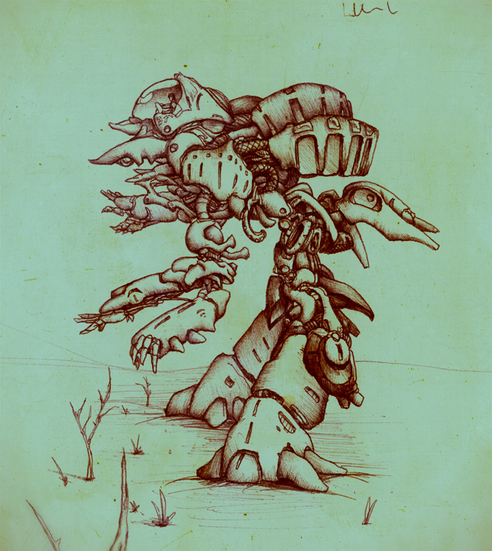 Old Mech Sketch