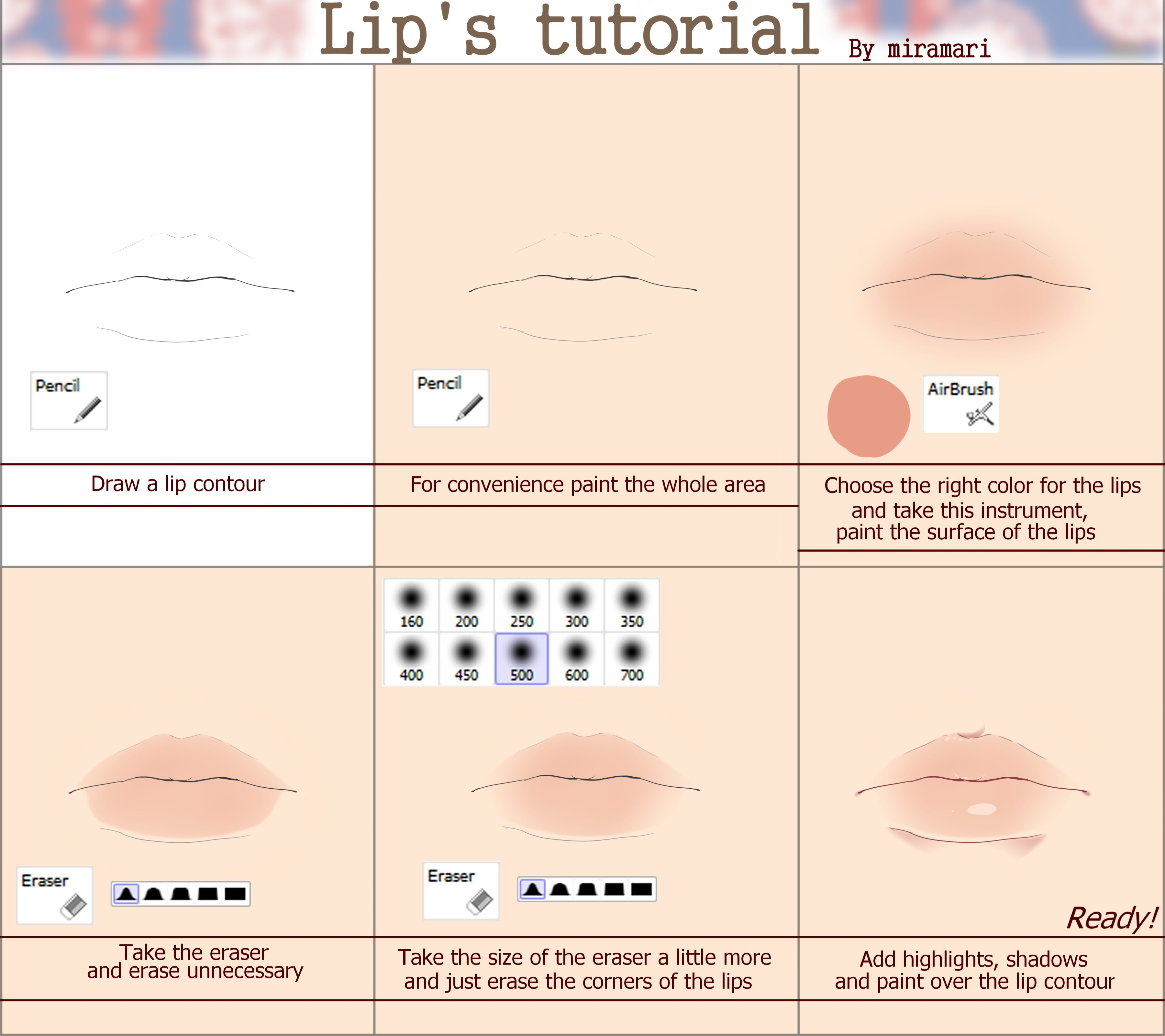 Dcl Lips Tutorial|How I draw and paint lips by I-MIRAMARI-I on DeviantArt