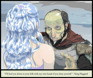 King Haggard and the lady Amalthea